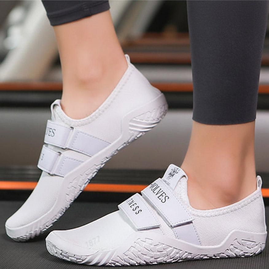 Platte Trainingschoenen voor Squats en Gewichtheffen met Stabiele Zool Antislip Grip en Optimale Voetstabiliteit