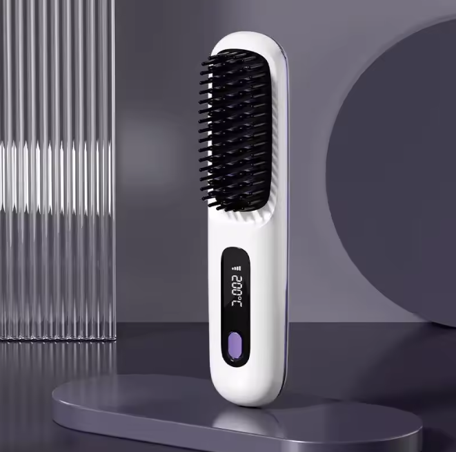 Thermische Stylingborstel Kort Haar Pony Volumeborstel Keramische Borstels Draadloos Warmtebescherming