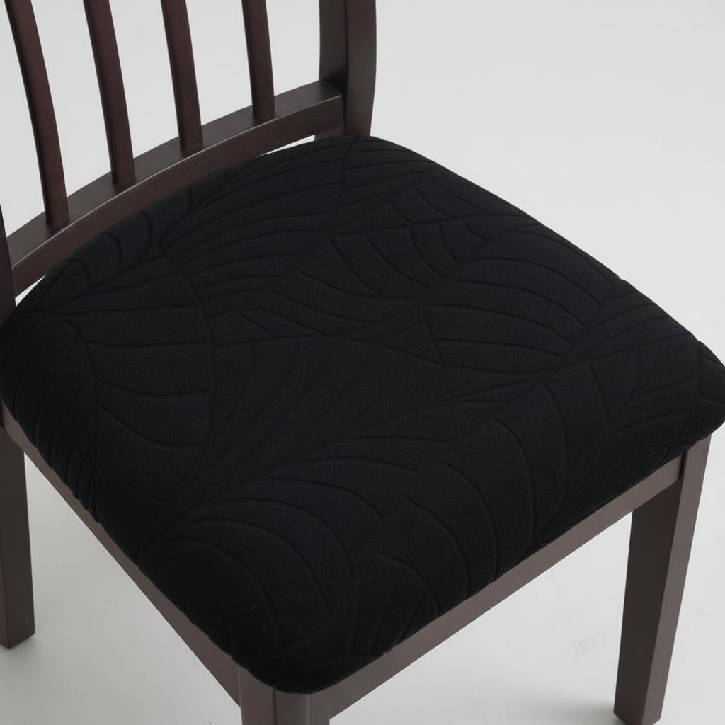 Elastische stoelhoes met zachte stretch voor eetkamerstoelen in moderne kleuren beige grijs afneembaar wasbaar
