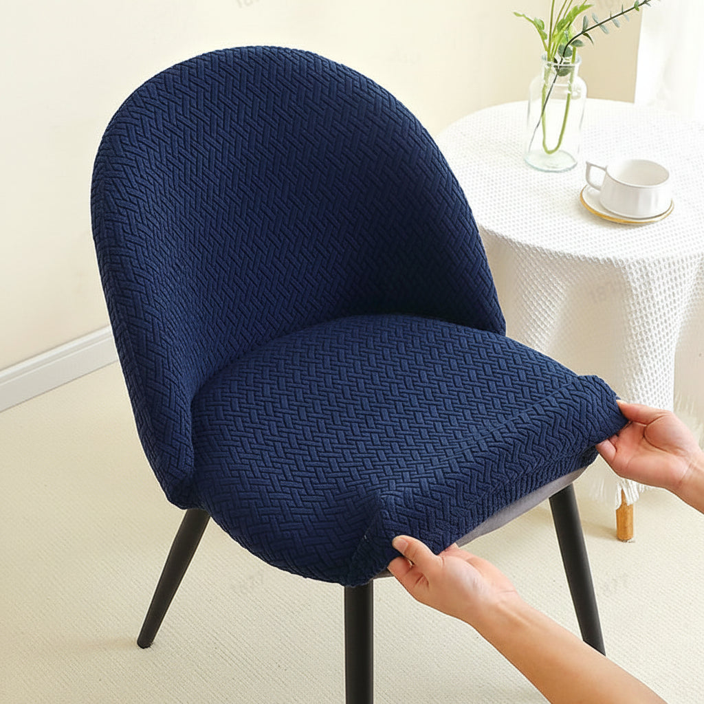 Elastische Stoelhoes Set voor Eetkamerstoelen Beschermhoes Moderne Stretch Design Wasbaar 4 tot 6 Stuks