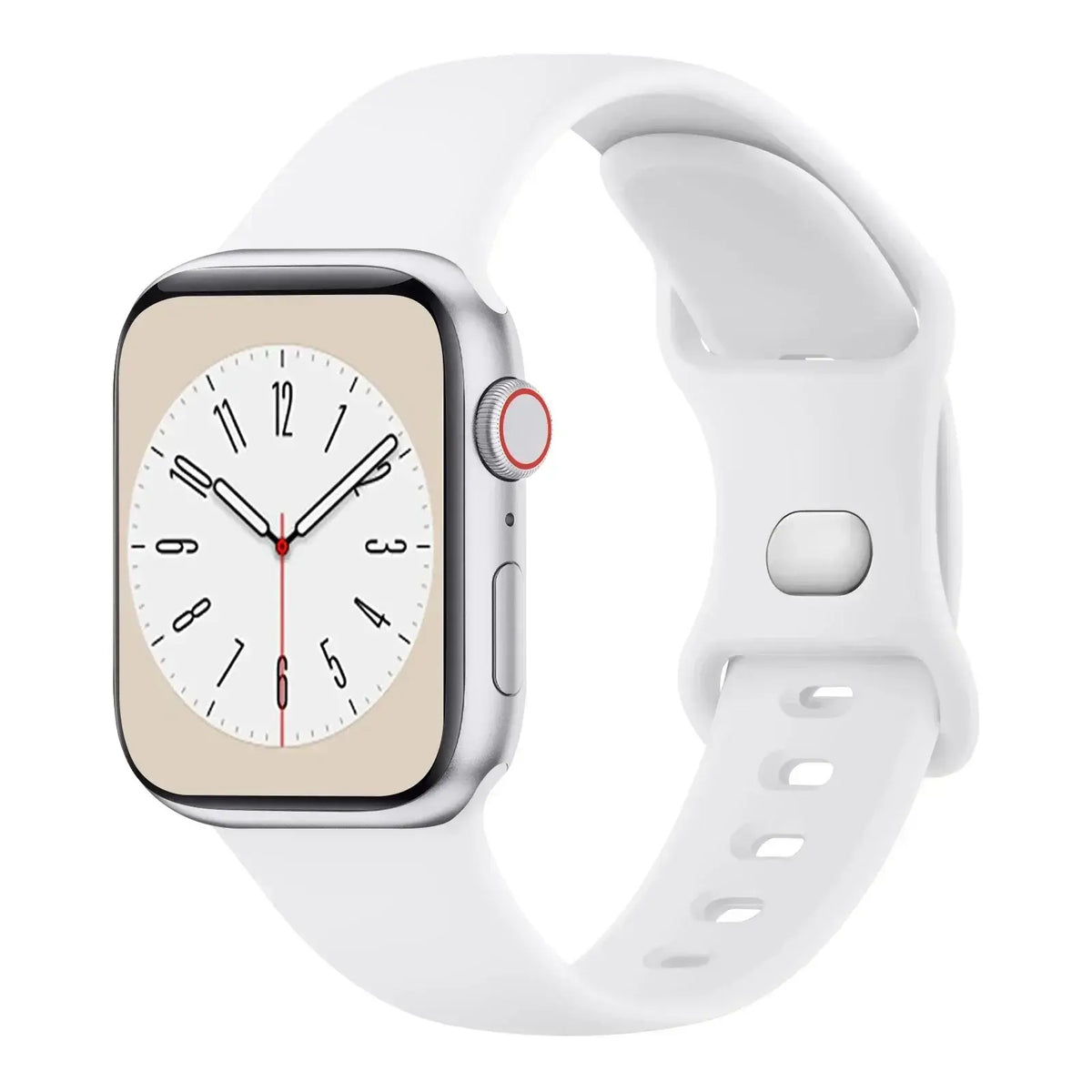 Siliconen Smartwatch Bandje - Ademend Flexibel Horlogeband Verstelbaar Comfortabel - Voor Alle Pols Maten