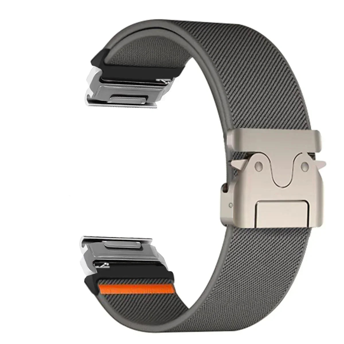 Nylon Smartwatch Bandje 22-26mm Militair Design Verstelbaar Unisex Polsband Sportief Universeel Compatibel