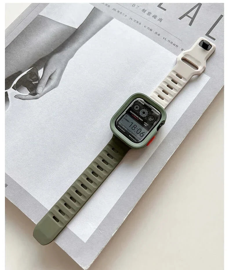 Siliconen Smartwatch Bandje Flexibel Comfortabel met Snelsluiting Sportarmband 38-49mm Universeel Vervanging