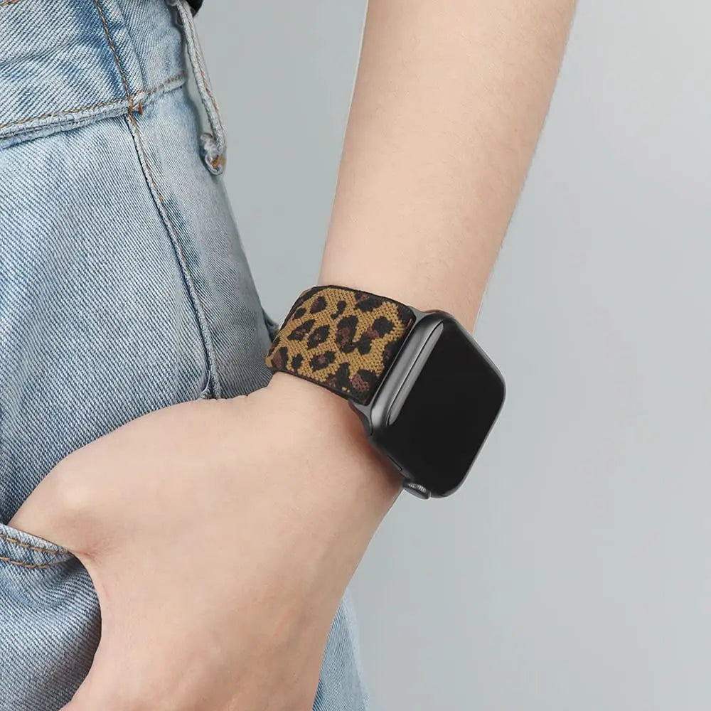 Nylon Sportband voor Smartwatch Ademend Verstelbaar Stijlvol Comfortabel Horloge Bandje voor Dagelijks Gebruik