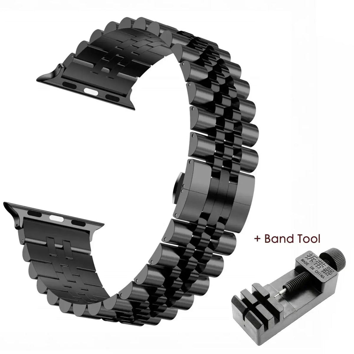 Roestvrijstalen Smartwatch Bandje Verstelbaar Metalen Polsband Universeel Elegant Design Horlogeband