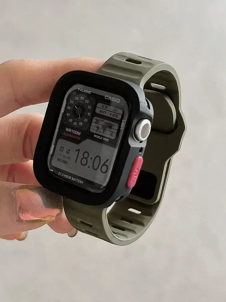 Siliconen Smartwatch Bandje Flexibel Comfortabel met Snelsluiting Sportarmband 38-49mm Universeel Vervanging