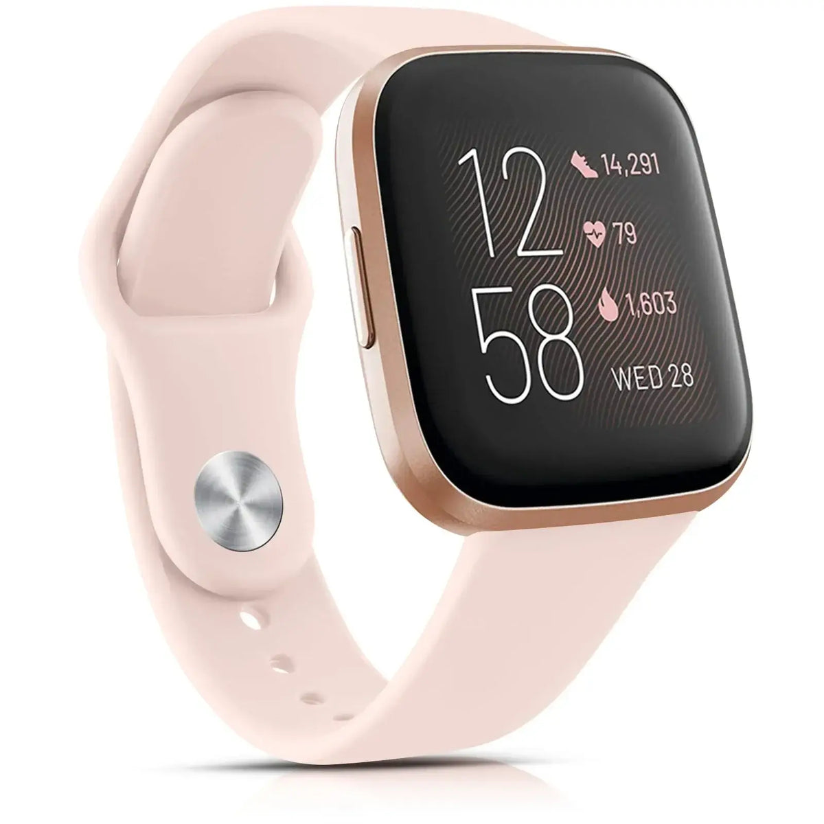 Siliconen Smartwatch Band Waterbestendig Verstelbaar Sporthorloge Polsbandje Fitbit Compatibel Actief