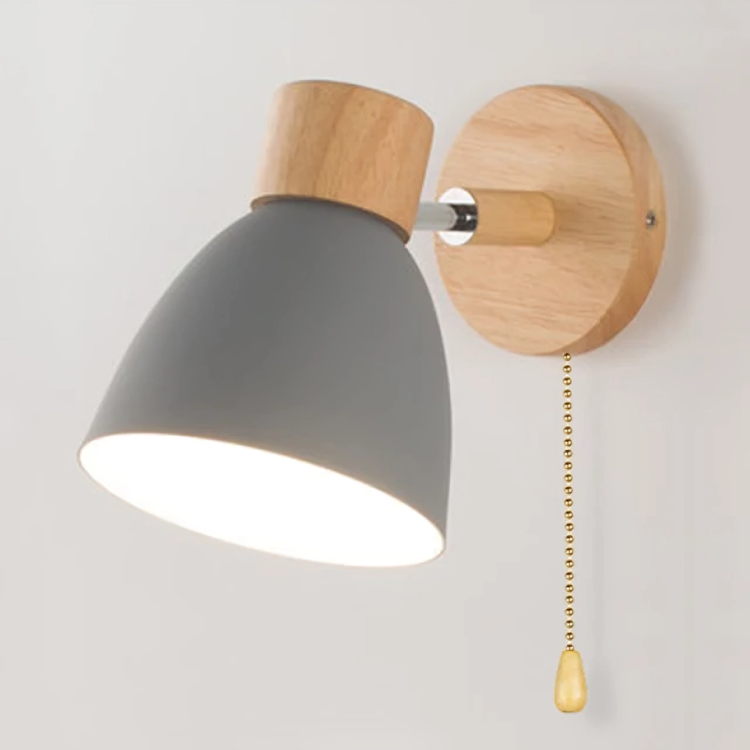 Minimalistische Wandlamp Metaal LED 8W Neutraal Wit Slaapkamer Woonkamer Scandinavische Sfeerverlichting