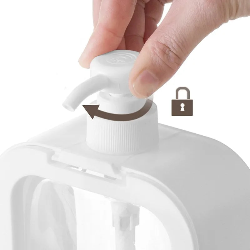 Minimalistische zeepdispenser voor badkamer en keuken met Scandinavisch design