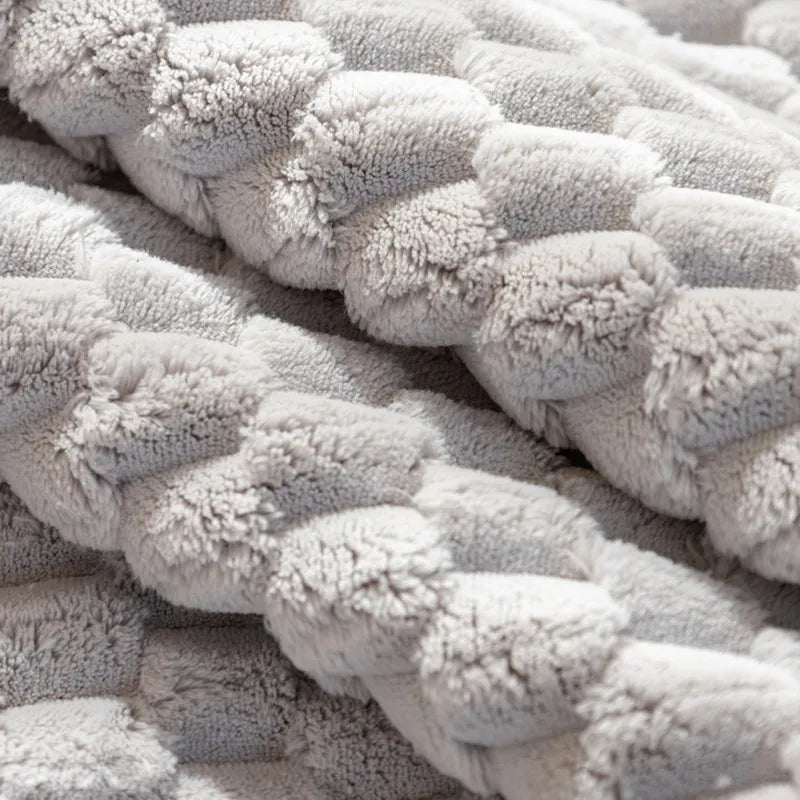 Fluweelzachte Plaid met Antislip - Luxe Comfort voor Bank & Bed in Diverse Kleuren