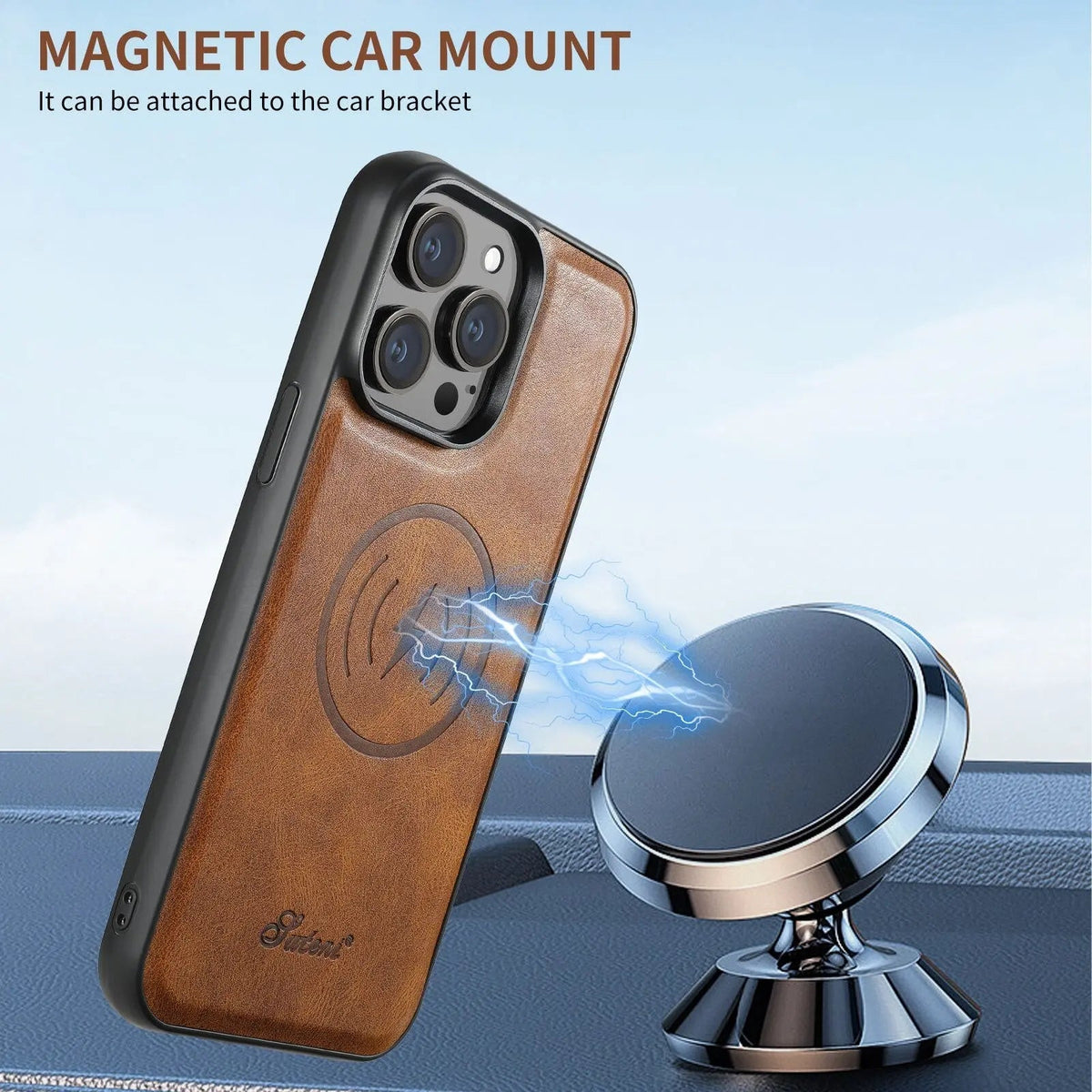 Leren Telefoonhoesje Portemonnee iPhone 15 Pro Max Zwart Bruin Blauw Rood Khaki Cardholder Flip Case