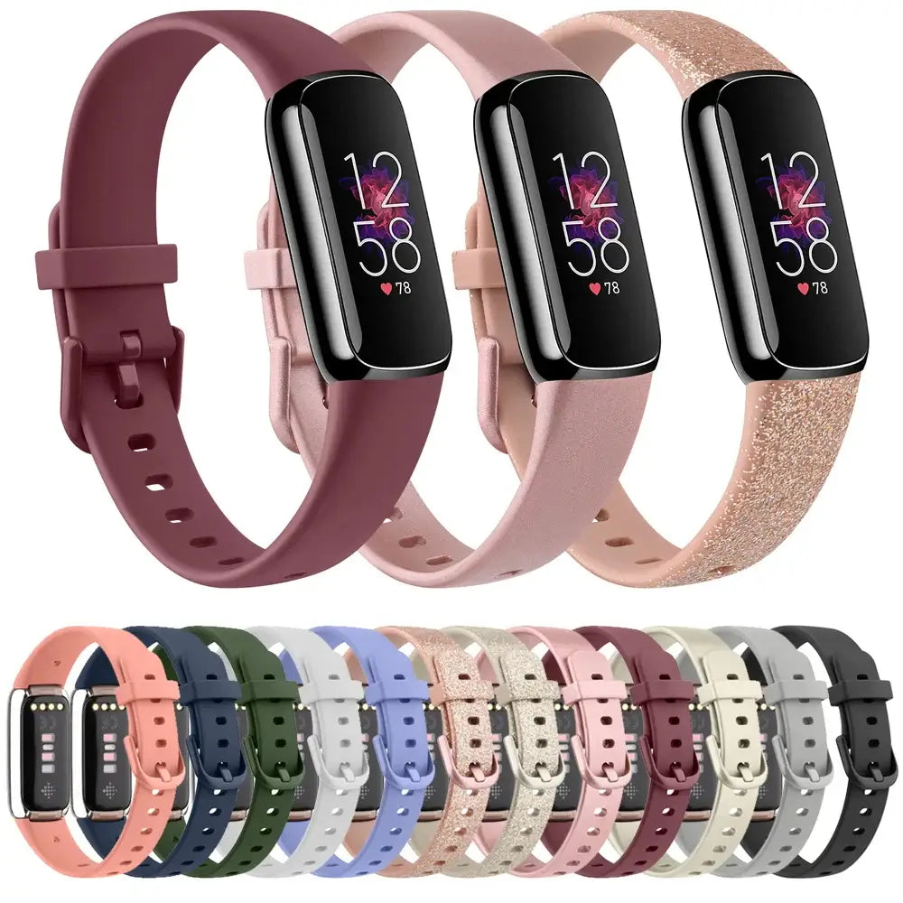 Siliconen Horlogebandje Waterbestendig Verstelbaar Sporthorloge Smartwatch Polsband voor Actieve Lifestyle