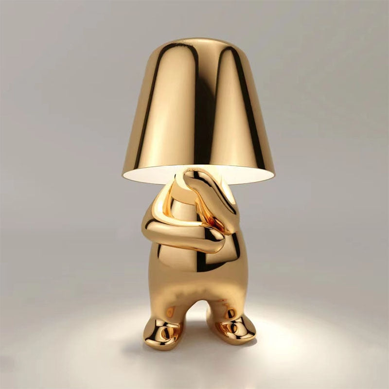 Tafellamp LED Oplaadbaar Dimbaar Resin Aluminium 3W USB Sfeerlamp Woonkamer Slaapkamer Modern