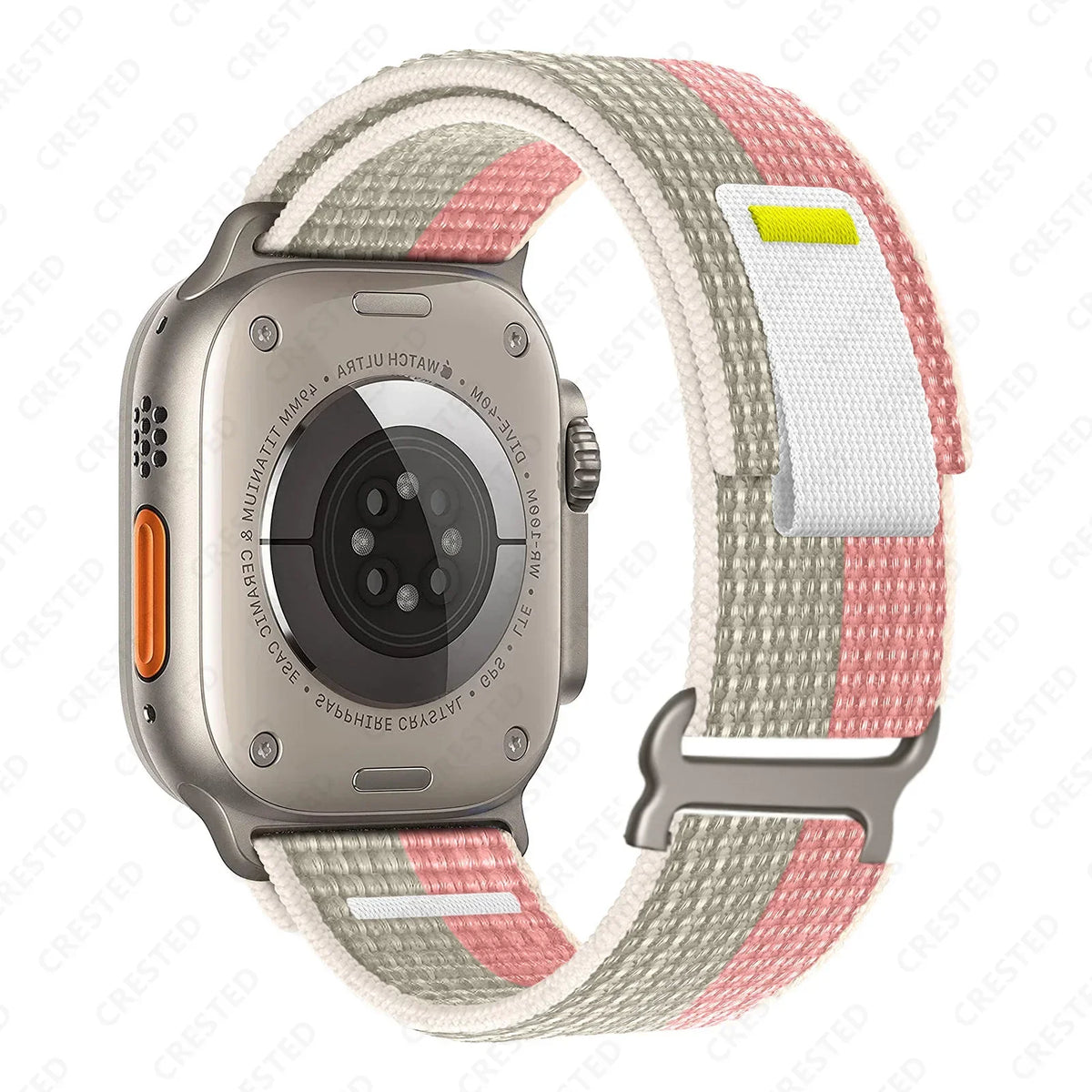 Nylon Smartwatchband Trail Loop - Verstelbaar Sportbandje met Duurzame Gesp - Veelkleurig Polsband Actief