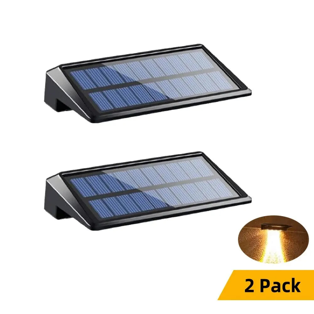 Zonne-energie Sfeerverlichting 2-Delige Set - Automatische Schemeringssensor Tuinverlichting voor Pad, Terras & Tuin