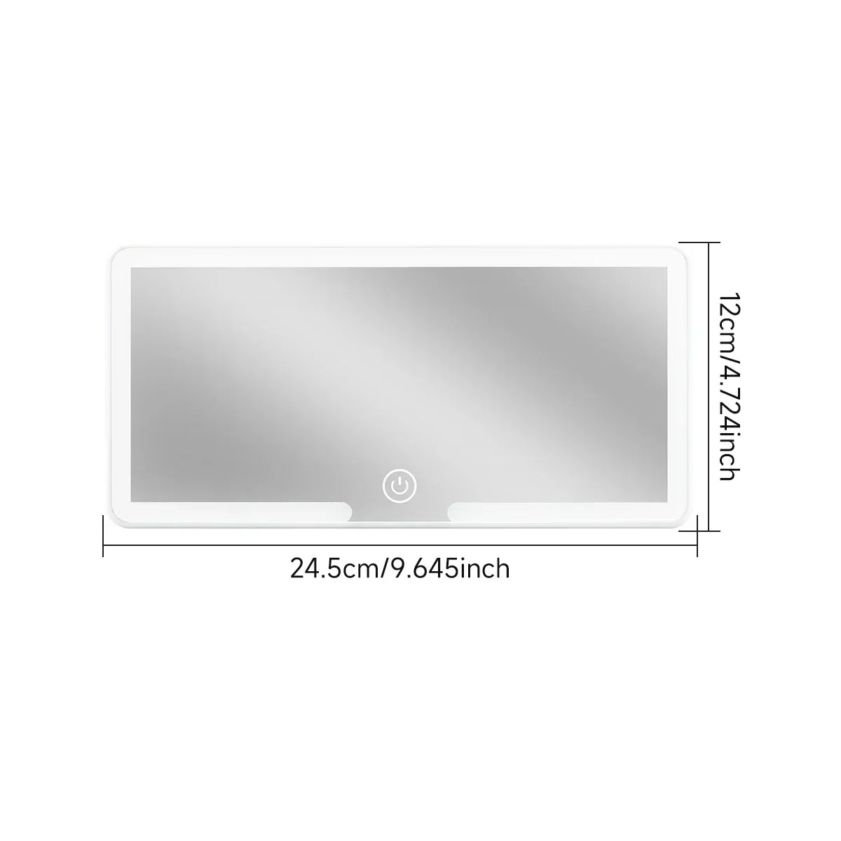 Verlichte Make-upspiegel voor Auto - 3 Lichtinstellingen LED Cosmeticaspiegel met Clip - Oplaadbaar Reisspiegel voor Zonwering en Thuisgebruik