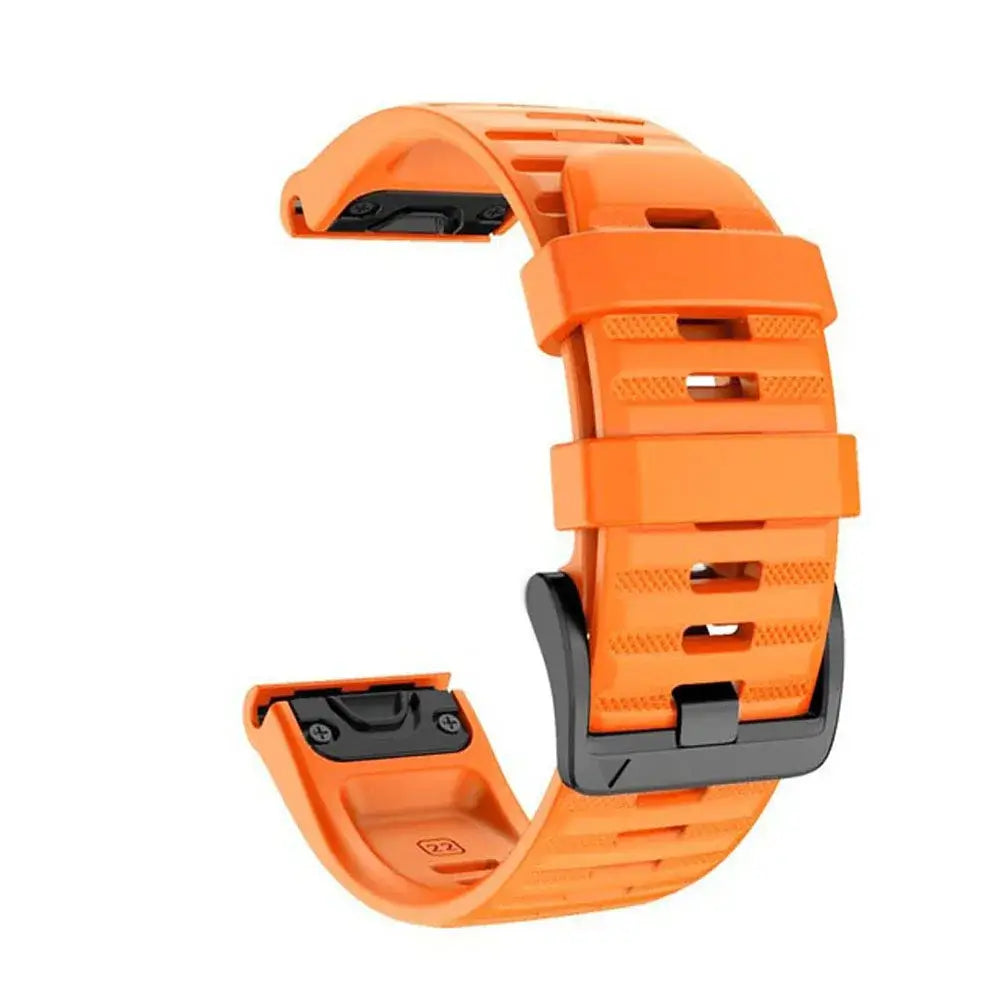 Siliconen Horlogeband QuickFit Systeem Ademend Verstelbaar 22mm 26mm Sporthorloge Smartwatch Polsband