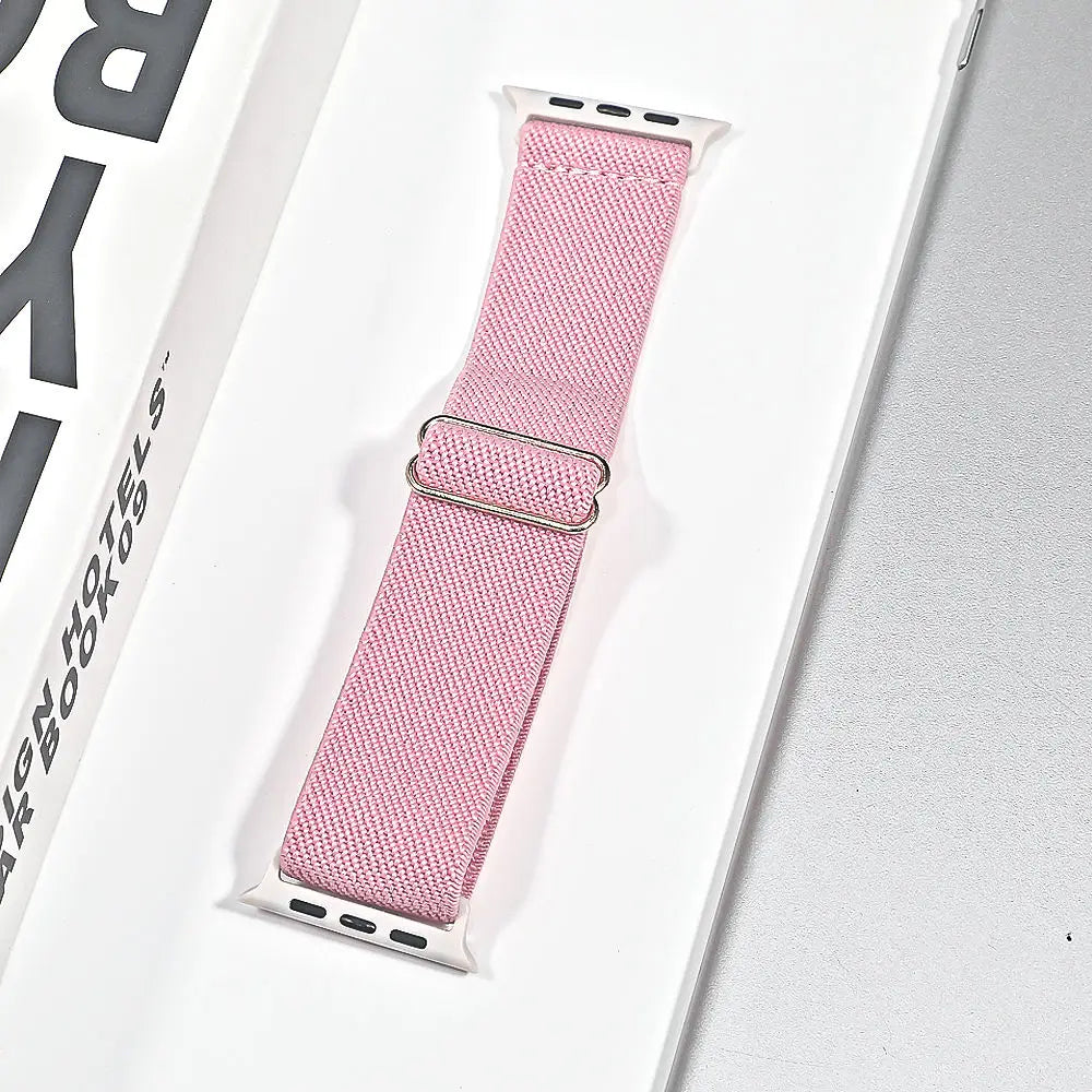 Nylon Sportband voor Smartwatch Ademend Verstelbaar Stijlvol Comfortabel Horloge Bandje voor Dagelijks Gebruik