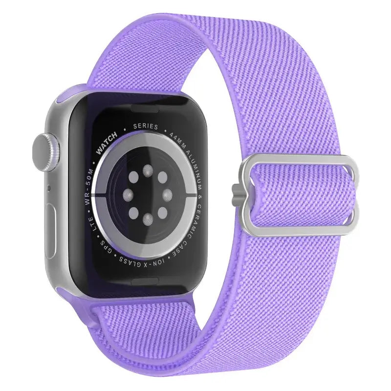 Elastische Nylon Smartwatchband Verwisselbaar Polsbandje Comfortabel Duurzaam Design Sportief Actief