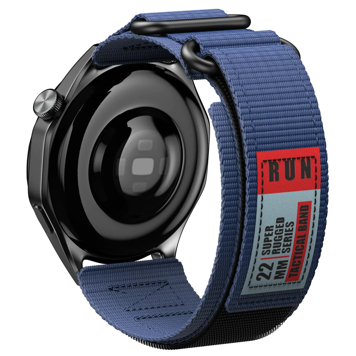 Smartwatch Bandje Nylon met Klittenband Verstelbaar 20mm 22mm Sportief Ademend Polsband voor Hardlopen Fitness