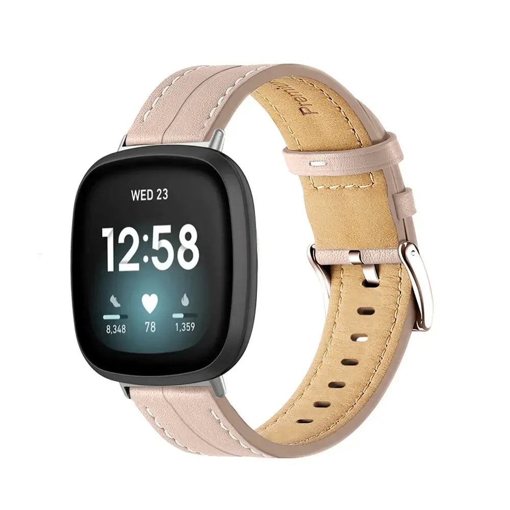 Lederen Smartwatch Bandje Verstelbaar Polshorloge Band Leer Premium Stijlvol Vervangingsbandje Accessoire