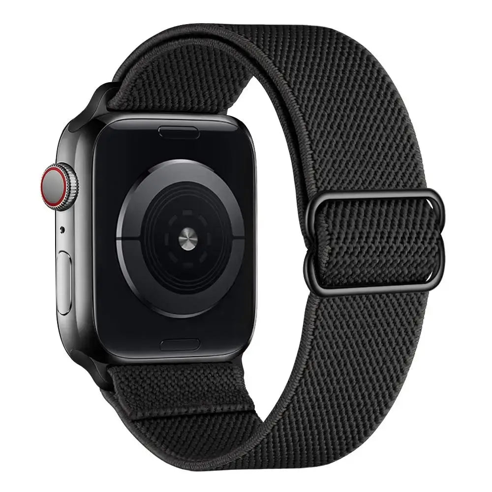 Elastische Nylon Smartwatchband Verwisselbaar Polsbandje Comfortabel Duurzaam Design Sportief Actief