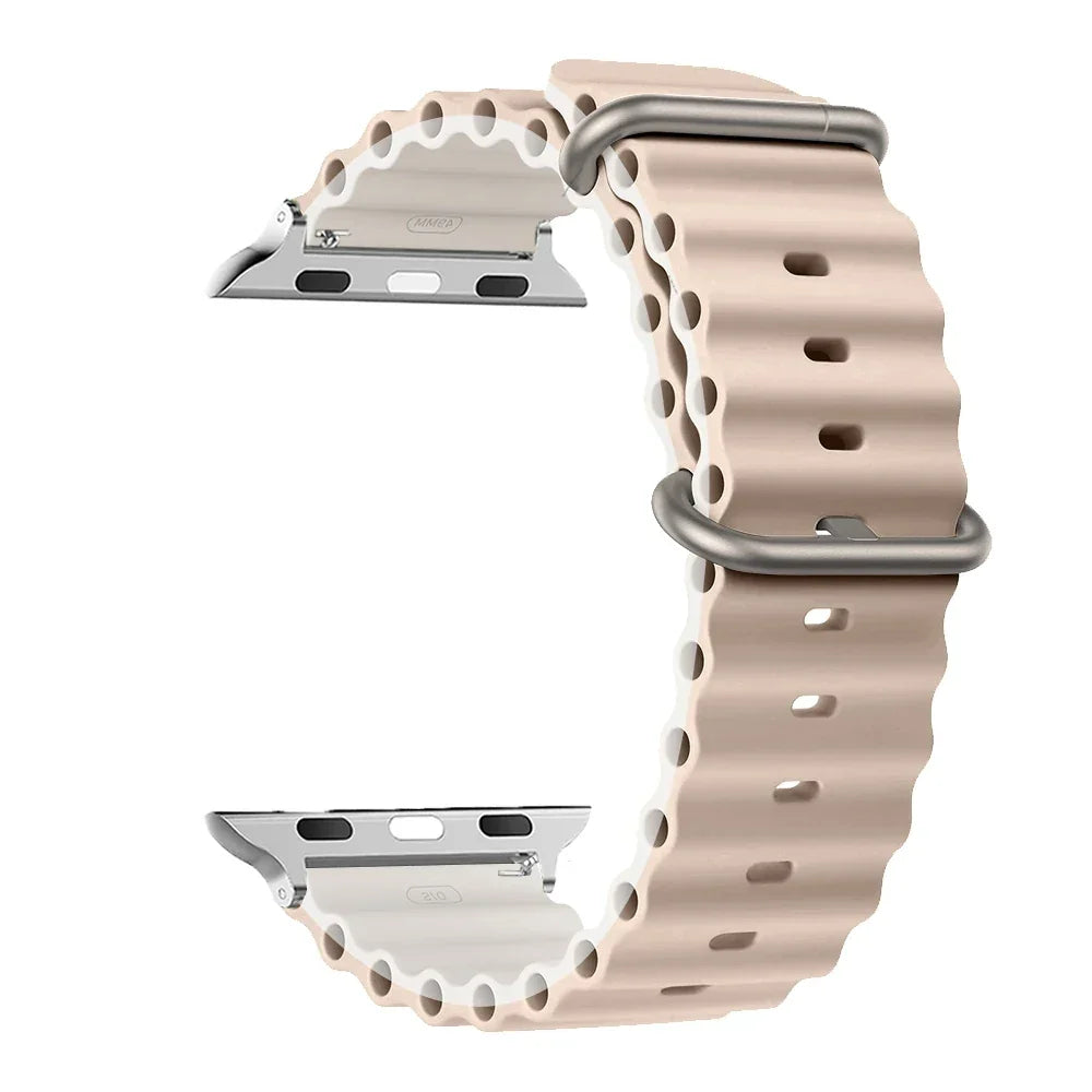 Siliconen Smartwatch Bandje Waterbestendig Ademend Unisex Horlogeband Sportarmband Vervangingsband Polsband