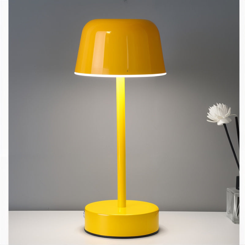 Draadloze Oplaadbare LED Tafellamp met Touch Bediening - Aluminium - Dimbaar - 4-8 Uur Gebruiksduur