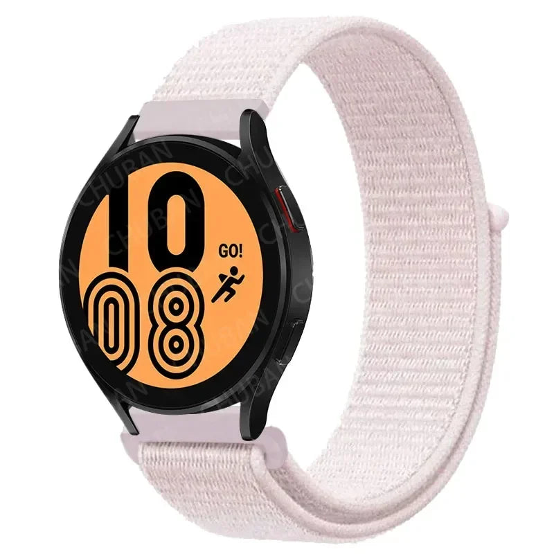 Nylon Sportband Smartwatch 20mm 22mm Ademend Lichtgewicht Loop Polsband Verstelbaar Training Fitness