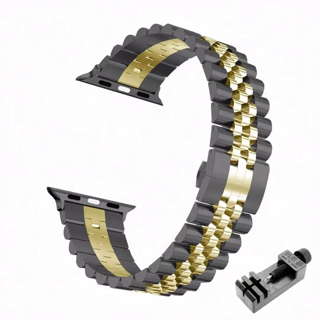 Roestvrijstalen Smartwatch Bandje Verstelbaar Metalen Polsband Universeel Elegant Design Horlogeband