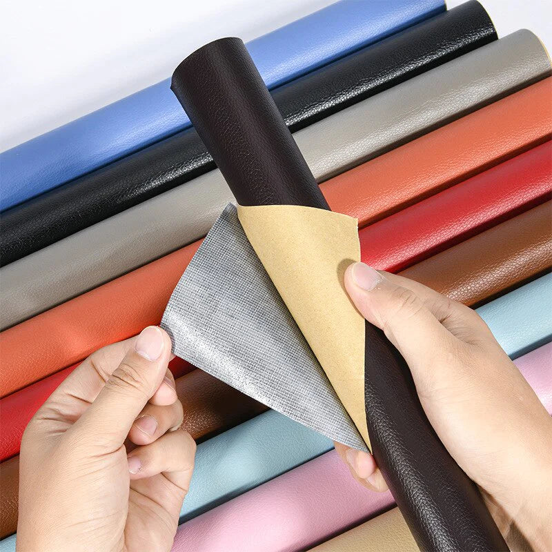 Zelfklevende Leerreparatie Patch 50x138cm Voor Meubels Auto Bank Stoel Bescherming Herstel Kunstleer