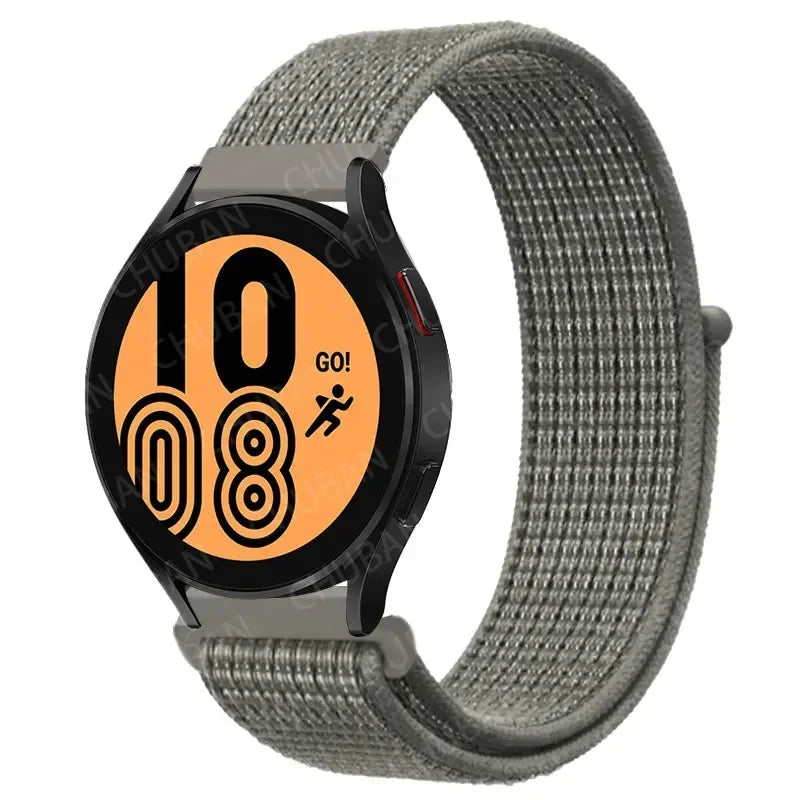 Nylon Sportband Smartwatch 20mm 22mm Ademend Lichtgewicht Loop Polsband Verstelbaar Training Fitness