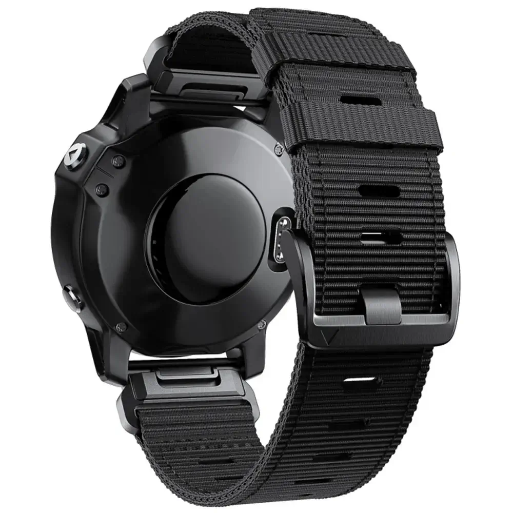 Tactiele Nylon Horlogeband QuickFit 22mm 26mm Smartwatch Vervanging Sport Outdoor Polsband Ademend Comfortabel