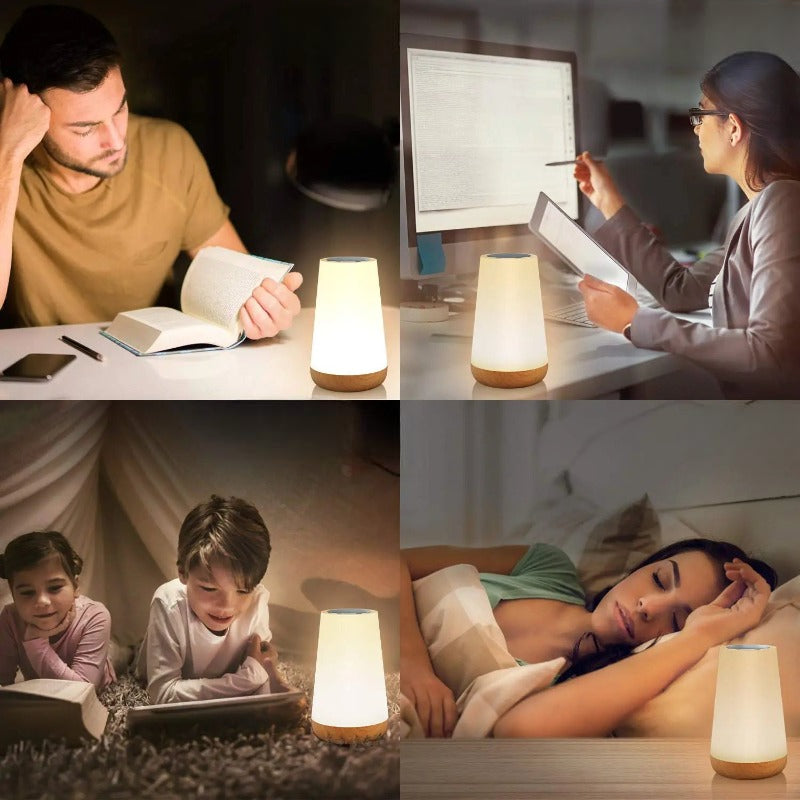 RGB Sfeerverlichting met Afstandsbediening - Dimbare Tafellamp 13 Kleuren Touch Control