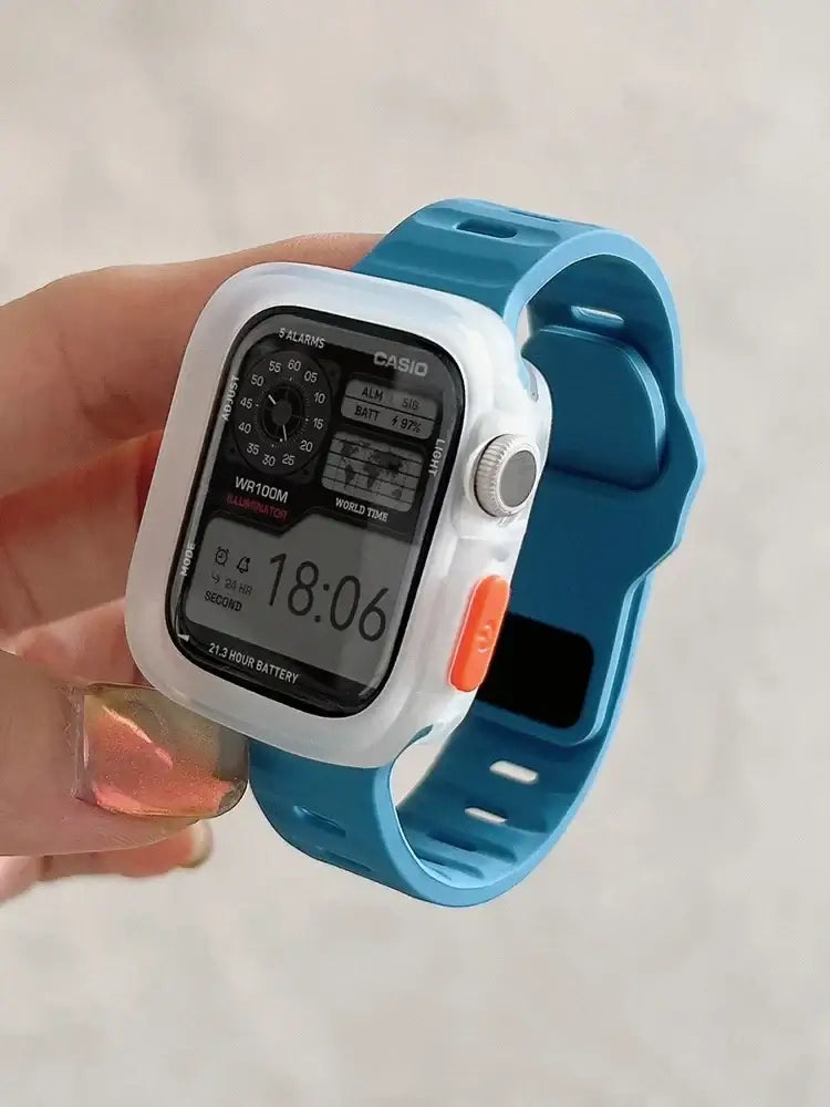 Siliconen Smartwatch Bandje Flexibel Comfortabel met Snelsluiting Sportarmband 38-49mm Universeel Vervanging