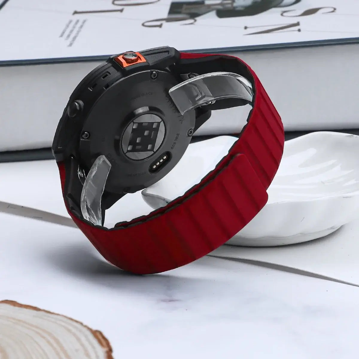 Siliconen Smartwatch Bandje met Magnetische Sluiting - Verwisselbare Horlogeband 22mm 26mm Sporthorloge