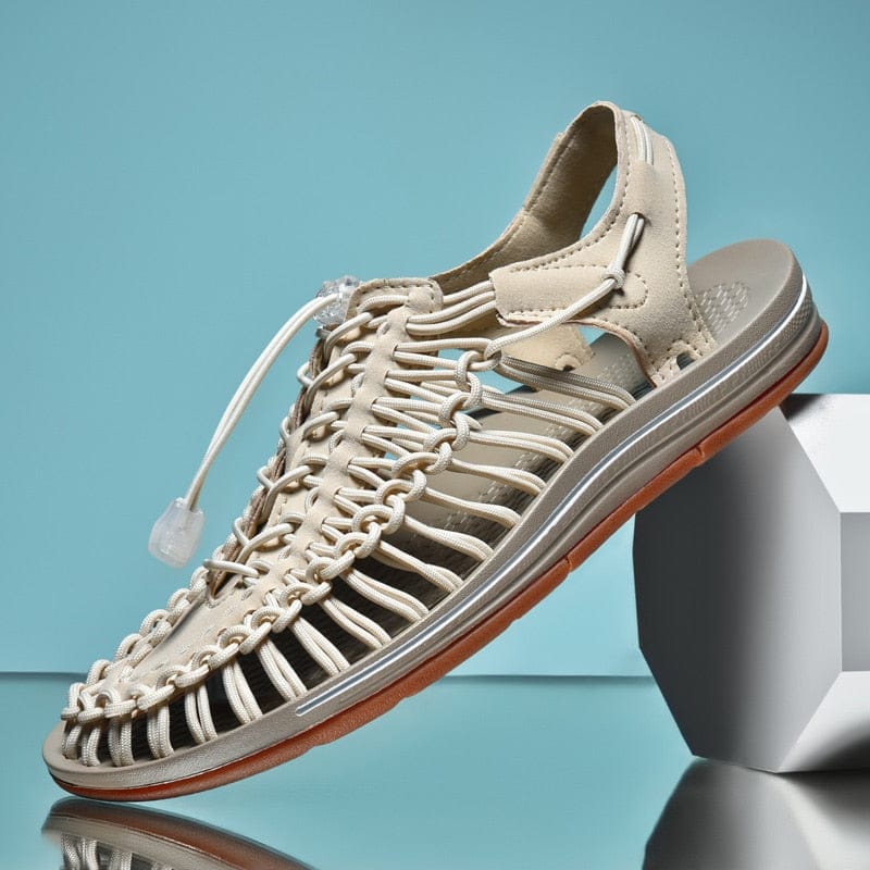 Gevlochten Dames Sandalen - Ademend Design - Lichtgewicht Zomerschoeisel - Flexibele Gummizool - Meerdere Kleuren Verkrijgbaar