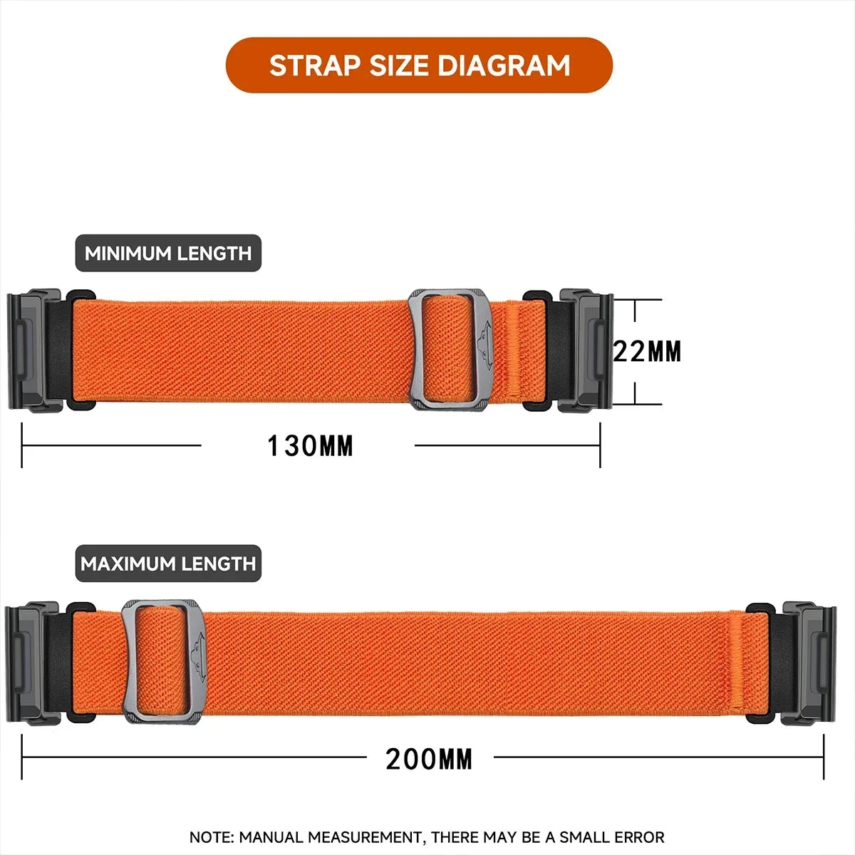 Nylon Smartwatch Bandje 22-26mm Militair Design Verstelbaar Unisex Polsband Sportief Universeel Compatibel