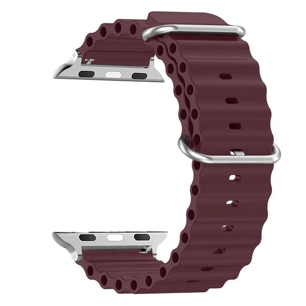Siliconen Smartwatch Bandje Waterbestendig Ademend Unisex Horlogeband Sportarmband Vervangingsband Polsband