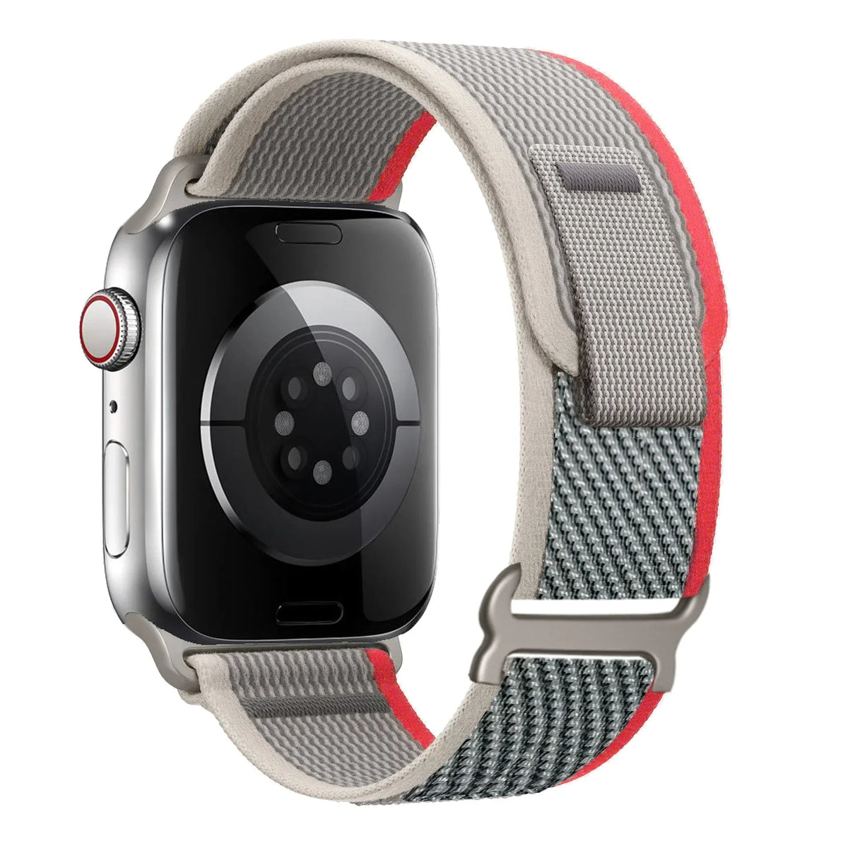 Nylon Smartwatchband Trail Loop - Verstelbaar Sportbandje met Duurzame Gesp - Veelkleurig Polsband Actief