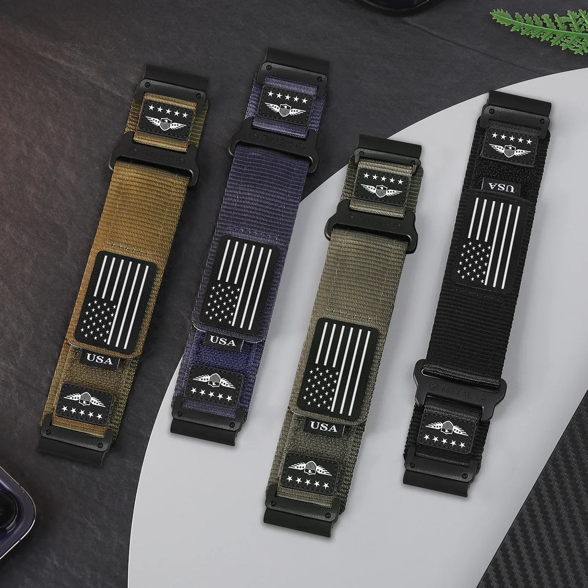 Nylon Smartwatch Bandje Sportief Ademend Universeel 20mm 22mm 26mm Verstelbaar Polsband Horlogeband Actief