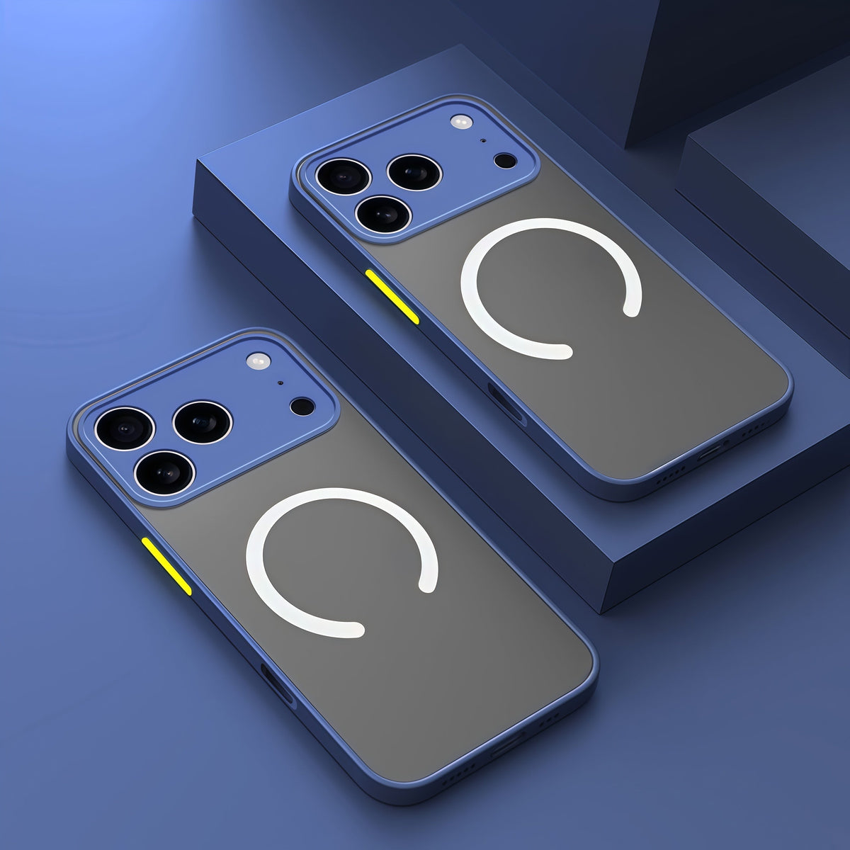 Schokbestendige iPhone Hoes met MagSafe Magnetische Oplaadring Siliconen Beschermcase Stootvast Telefoonhoesje