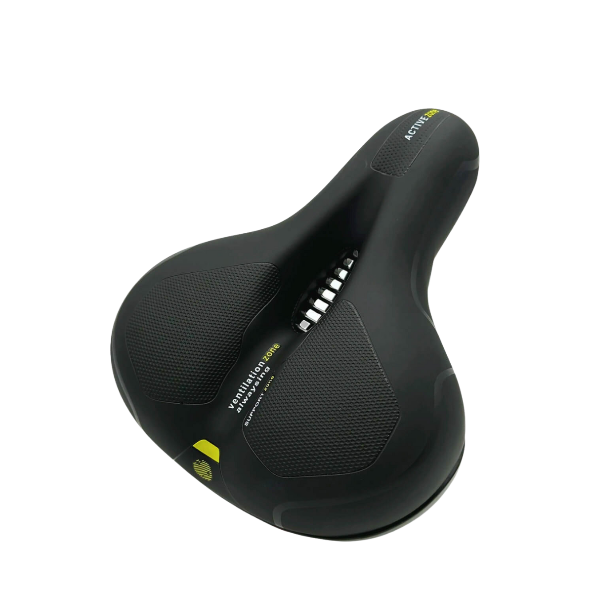 Ergonomisch Fietszadel met Gel-Demping - Comfortzadel voor Langere Fietstochten - Ademend en Drukverlagend - Universele Pasvorm