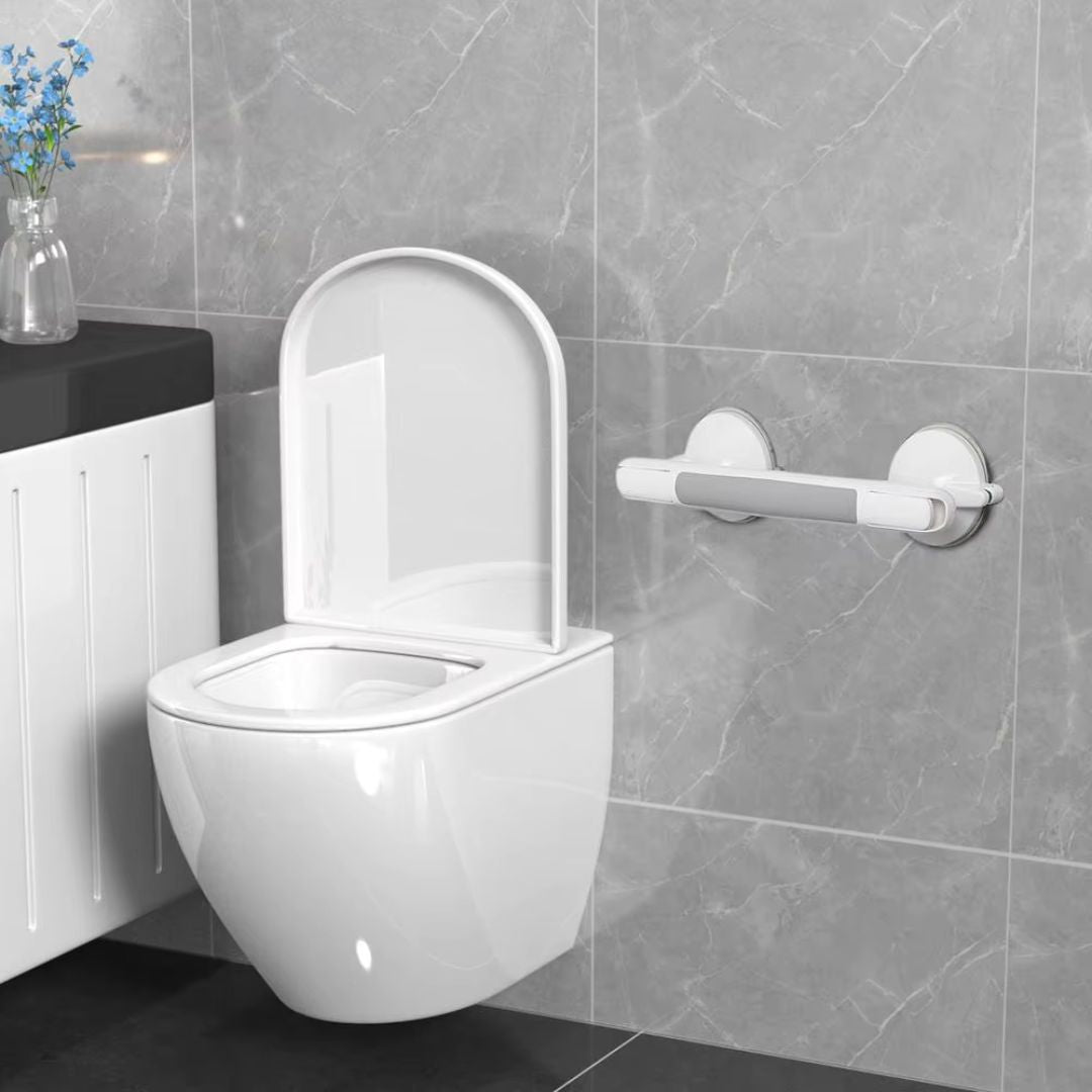 Veiligheidsbeugel voor Douche met Zuignappen - Anti-Slip Steunhandgreep Badkamer Haltergrip Senioren Veiligheid Montagevrij