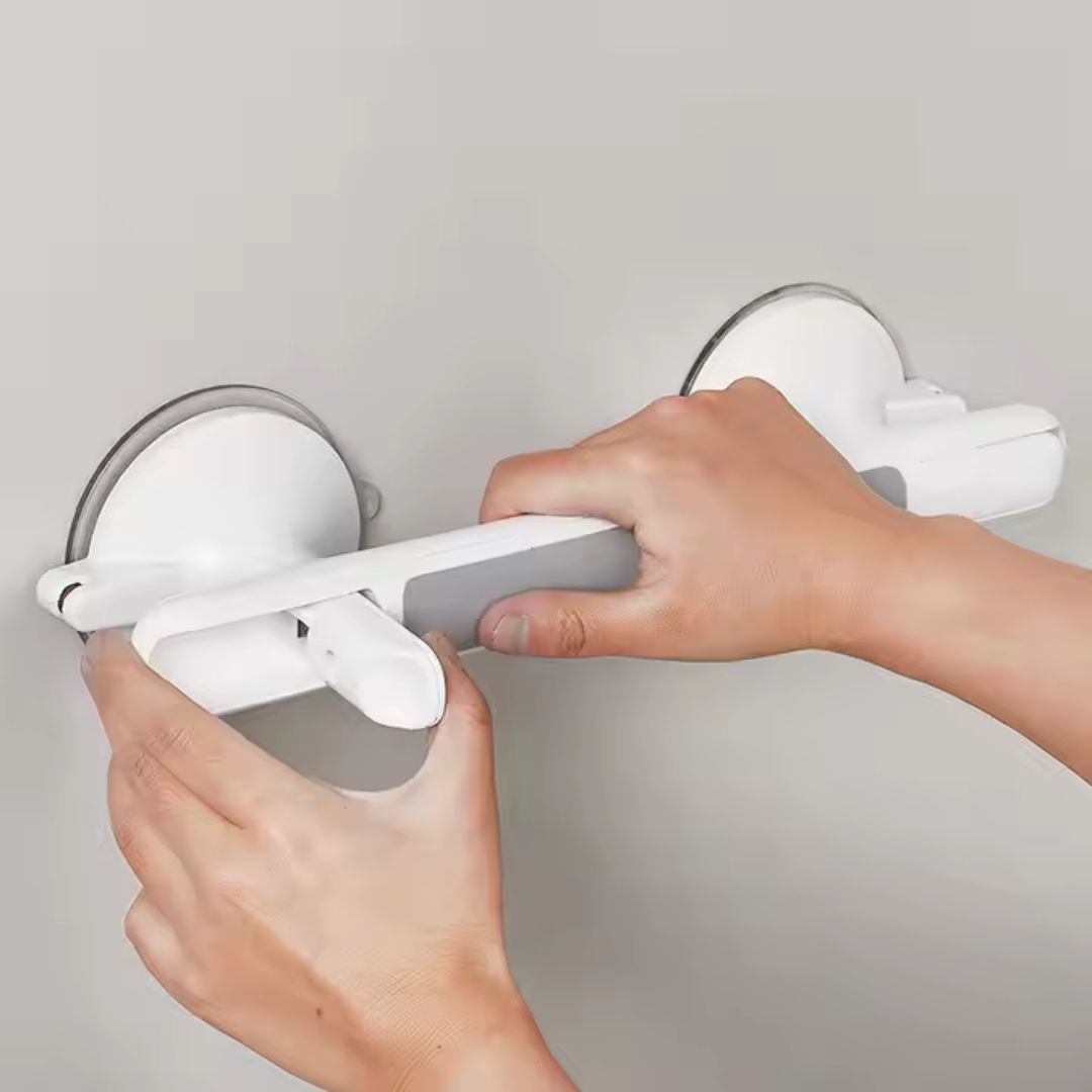 Veiligheidsbeugel voor Douche met Zuignappen - Anti-Slip Steunhandgreep Badkamer Haltergrip Senioren Veiligheid Montagevrij