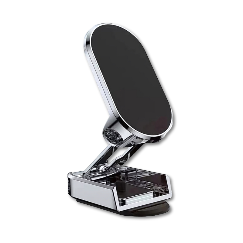 Magnetische Telefoonhouder Auto Dashboard 360° Draaibaar Zwart Zilver Ventilatie Universeel Veilig Handsfree