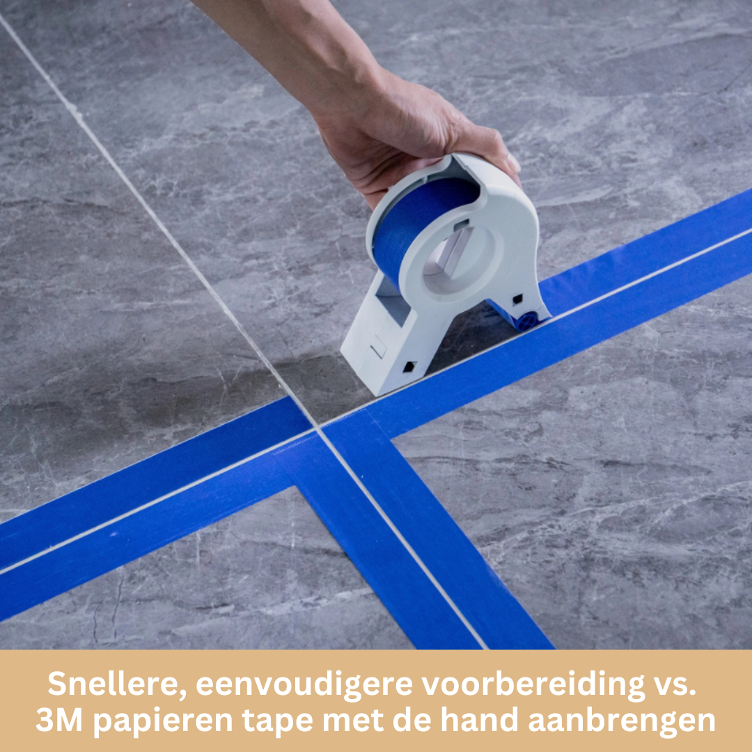 Handmatige Tape Applicator voor Afplaktape - Precisie Maskeerwerkgereedschap voor Schilderwerk