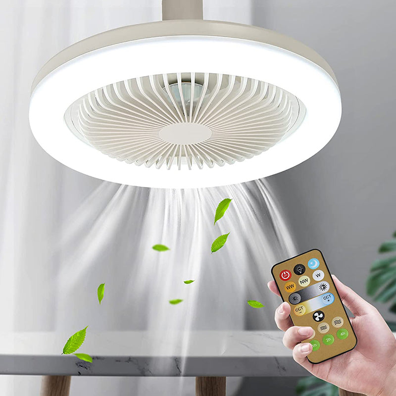 Plafondventilator met Verlichting en Afstandsbediening E27 Fitting LED 2100 Lumen Koeling Slaapkamer Woonkamer