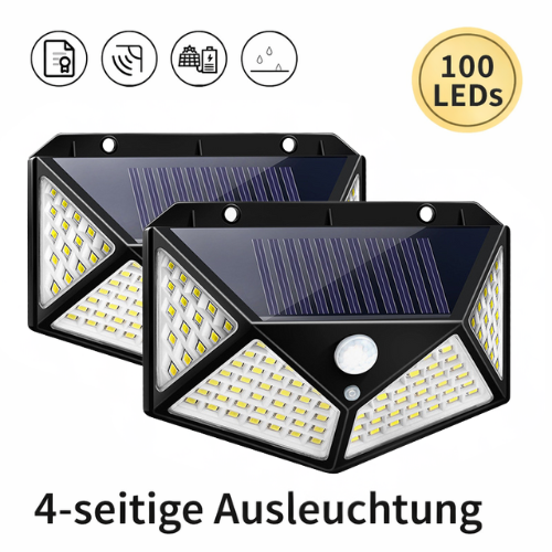 Zonne-Buitenlamp met Bewegingssensor - Waterdicht & 270° Bereik