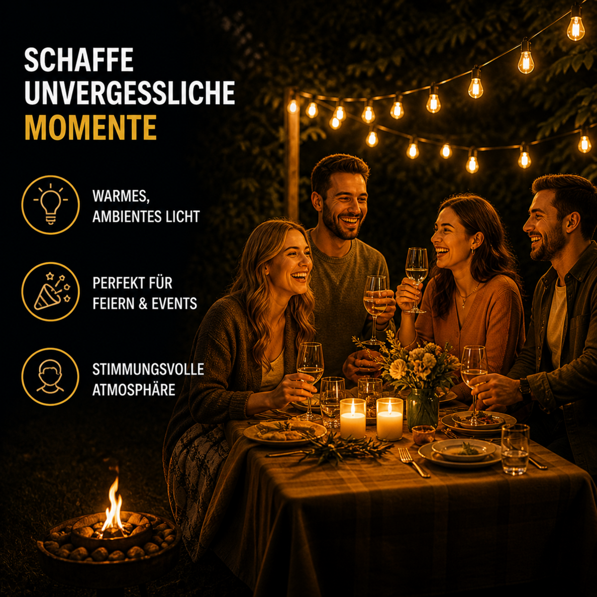 Solar LED Lichtsnoer 5-10m Outdoor Waterdicht Tuinverlichting Camping Decoratie